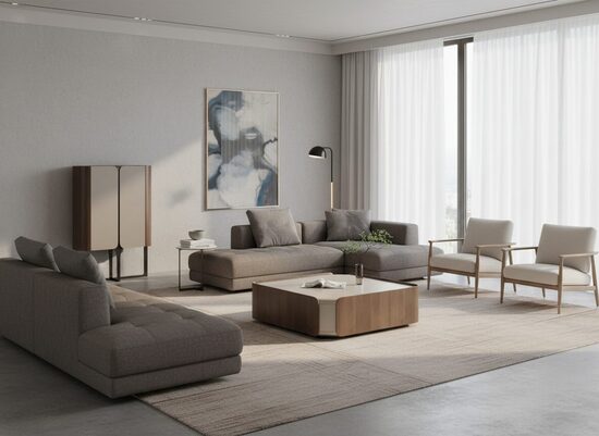 Kõrge vitriin Curvey